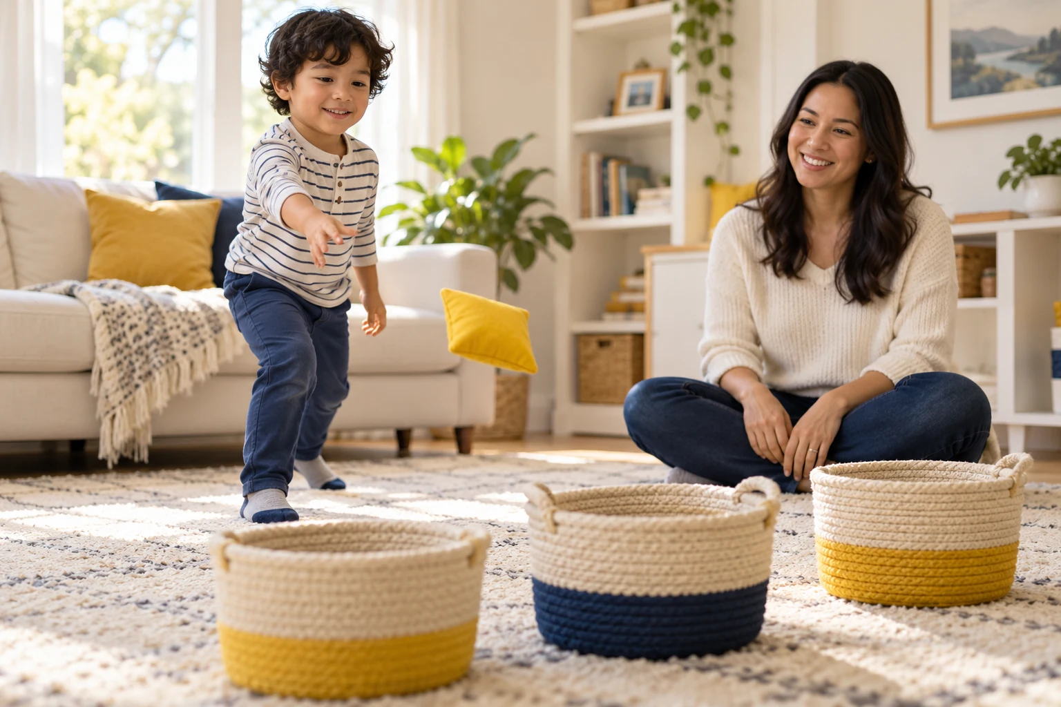 5 Beanbag Target Games for Kids to Play Indoors
