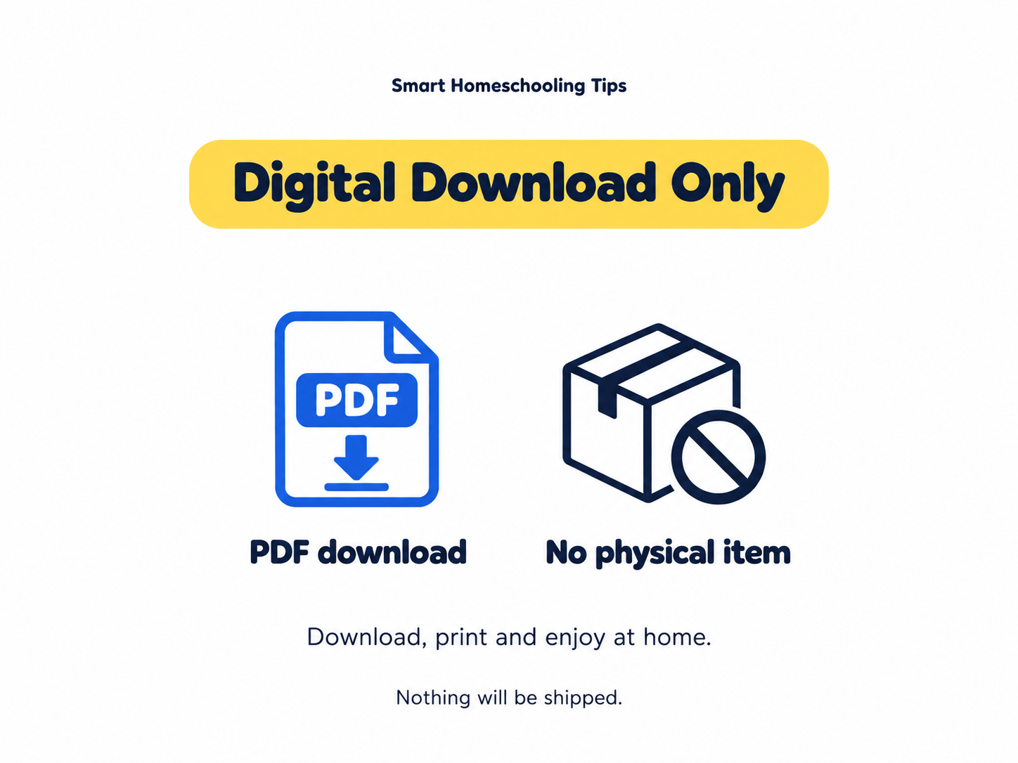 Digital PDF download only. No physical item will be shipped.