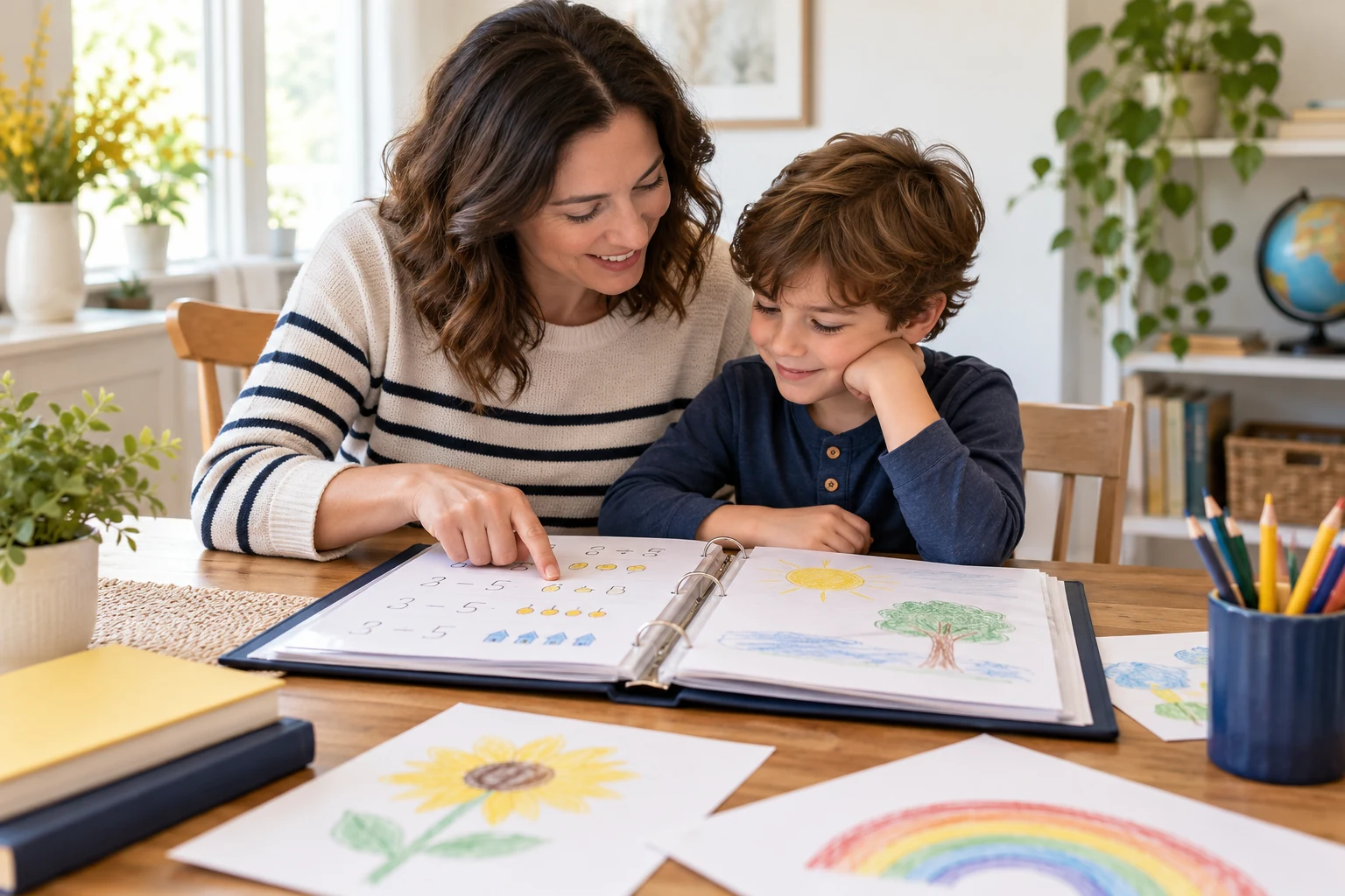 How to Keep a Simple Homeschool Learning Portfolio