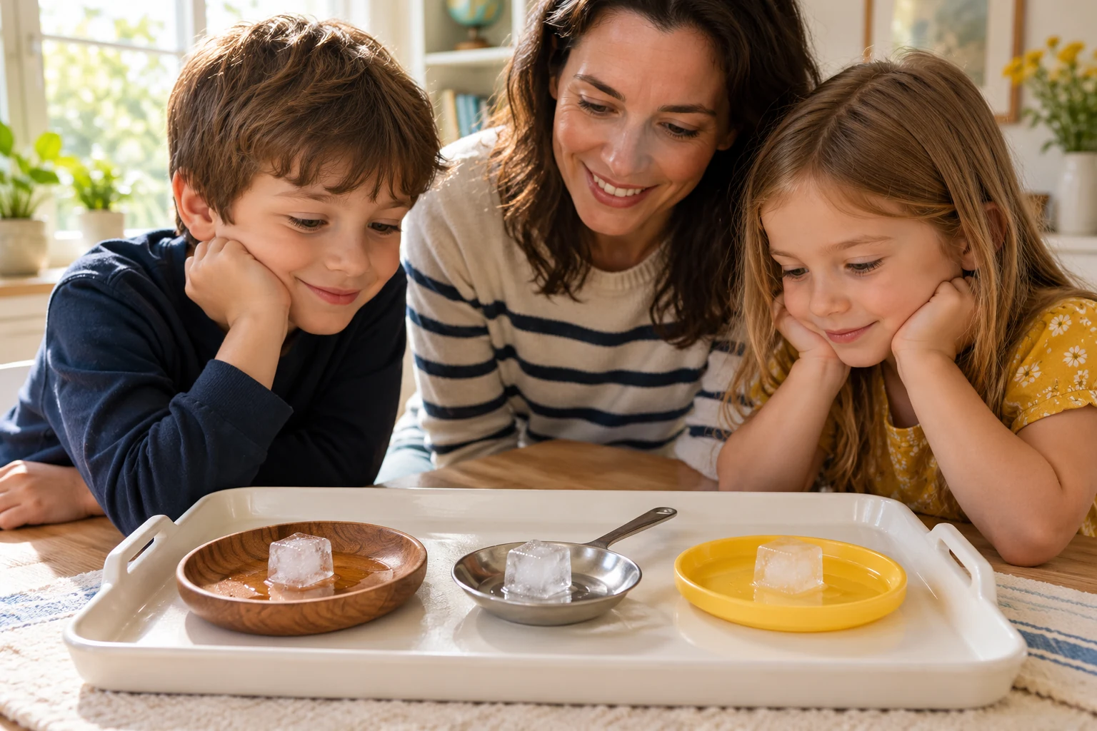 Which Surface Melts Ice Faster? An Easy Home Investigation